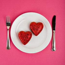 Hearts on Plate