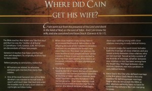 Where did Cain get his wife?