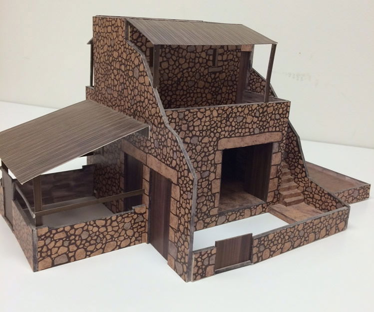 Live Nativity House Model