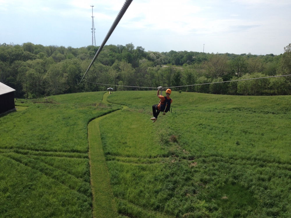 Zipping over the Field