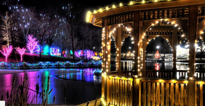 Christmas Town Ponds and Gardens