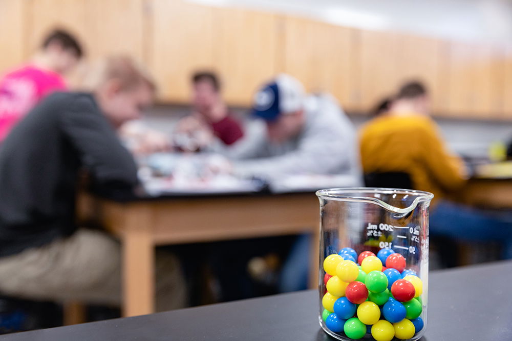 High School Chemistry Lab Beaker