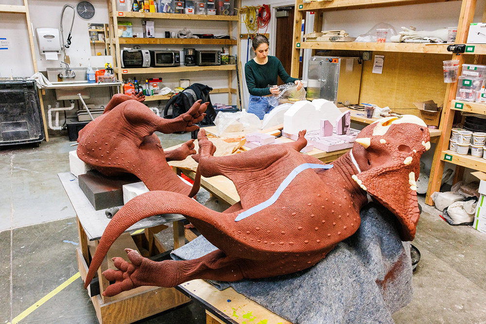 Protoceratops Fossilization Work