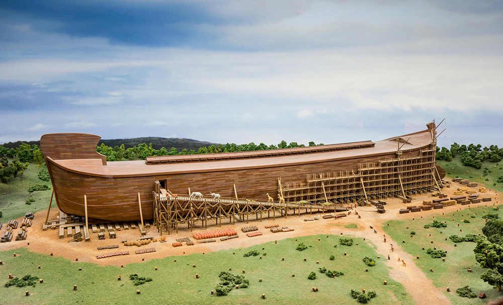 Animals Boarding the Ark Diorama