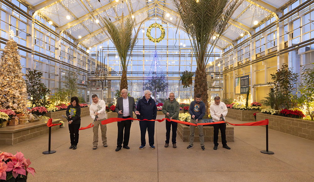 Plants of the Bible Conservatory Ribbon Cutting