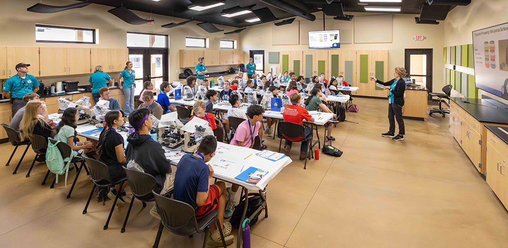 Explore Day inside Eden Teaching Center