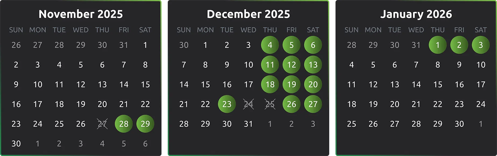 Christmas at the Creation Museum Calendar