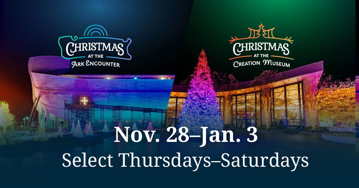 Christmas at the Creation Museum and Ark Encounter