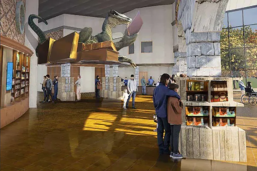 Dragon Hall Bookstore Update Concept Art