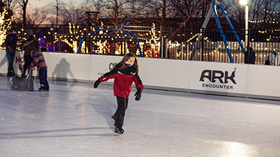 Twirl on Our Glice® Rink During ChristmasTown at the Creation Museum