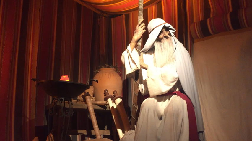 Animatronic Methuselah at the Creation Museum