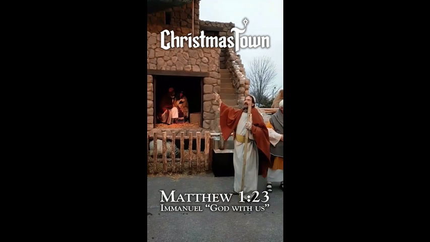 Christmas Town Snapchat Filter: Nativity