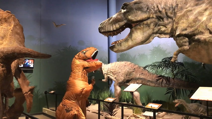 Creation Museum Blog: T-rex Thankful for Friends