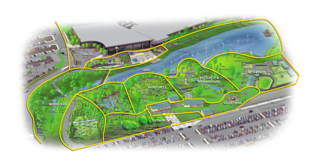 Botanical Gardens Map